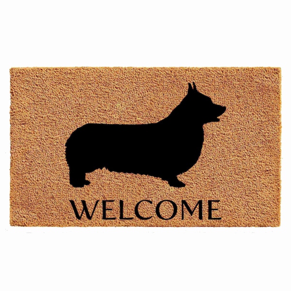 Calloway Mills Entrance Mat, Coir, Natural, Black 105611729 - main